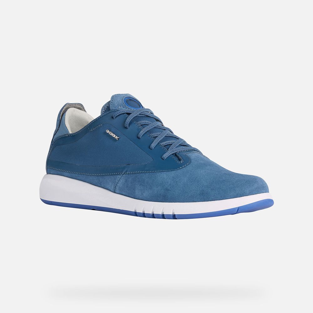 Geox Sneakers Blue Aerantis - Geox Mens Shoes - OFRIYM327